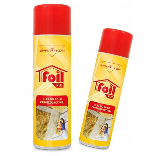Klej do Folii Paroizolacyjnej i Membran SPRAY-KON FOIL 500ml na Arena.pl
