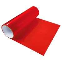 Folia Do Przyciemniania Lampy 30x50cm Polimer Czerwona FL7