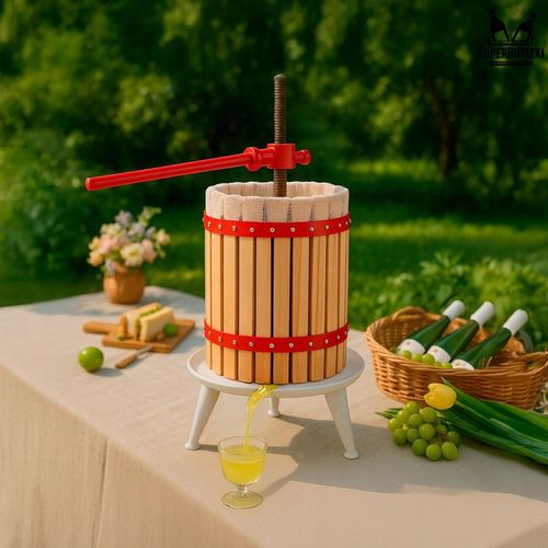 PRASA ŚRUBOWA RĘCZNA do OWOCÓW WINA SOKÓW OLIWY 18 L WYCISKARKA na Arena.pl