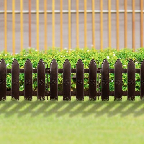 Płotek ogrodowy brązowy 20x15 cm 10 szt. na Arena.pl