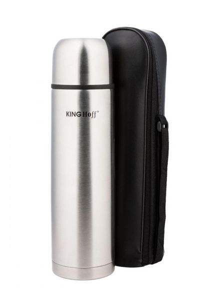 TERMOS STALOWY 750 ml CLICK-CLACK KINGHOFF KH-4053 zdjęcie 1