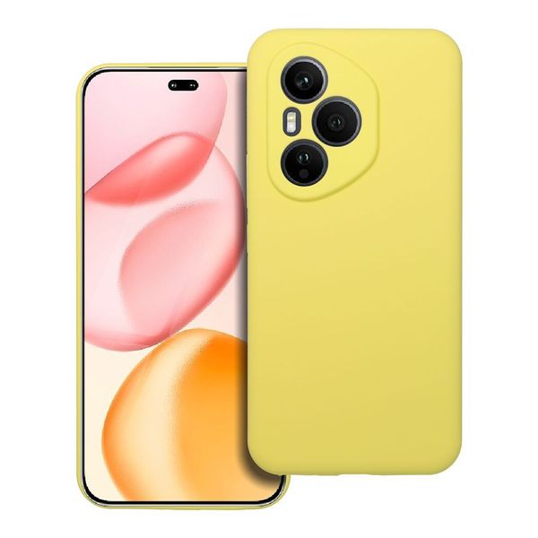 Futerał SILICONE 2mm do HONOR 400 Pro żółty zdjęcie 1