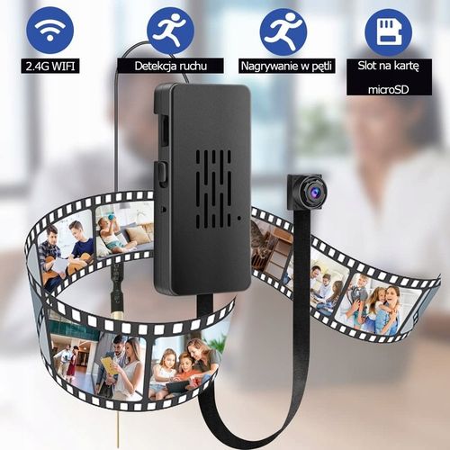 Mikro kamera szpiegowska FULL HD WiFi do smartfona na Arena.pl