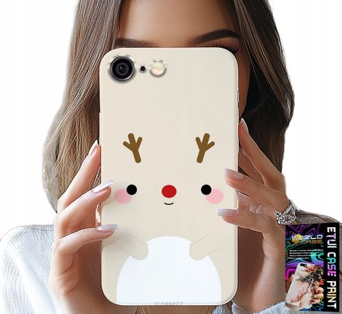 ETUI DO IPHONE ( 6 PLUS ) - RENIFEREK, RENIFER, ŚWIĄTECZNE WZORY na Arena.pl