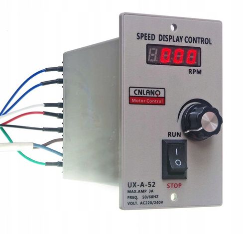 Motoreduktor jednofazowy z regulatorem 12-170 obr./min 15W na Arena.pl