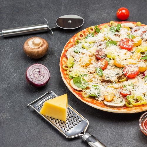 Nóż do pizzy stalowy okrągły 21 cm na Arena.pl