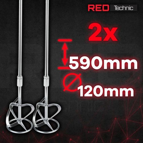 Mieszadło ELEKTRYCZNE do Kleju Farb Betonu 2650W 2X MIESZALNIK + na Arena.pl