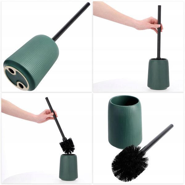 SZCZOTKA TOALETOWA WC Z POJEMNIKIEM KOLORY STOJĄCA zdjęcie 5