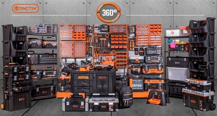 Skrzynka narzędziowa modułowa 4w1 mobilna - TACTIX zdjęcie 6