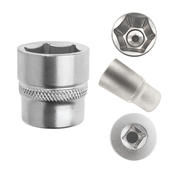 NASADKA TORX T17 3/8" ZE STALI CHROMOWO-WANADOWEJ