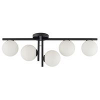 Lampa sufitowa ANDY 33287 Sigma szklane kule do sypialni czarne