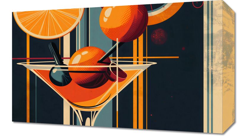 Obraz 50x30cm Koktajl w Stylu zdjęcie 1