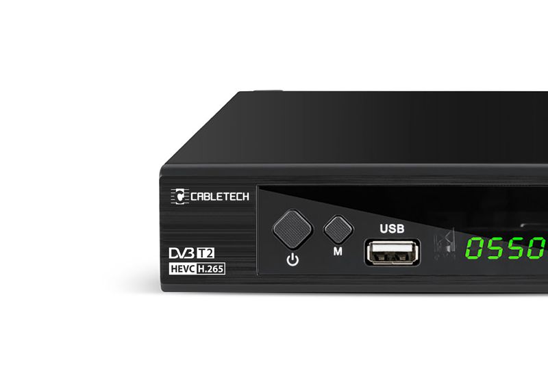 Tuner DVB-T2 DVB-C Hevc H.265 10bit dekoder tv naziemnej Cabletech zdjęcie 9