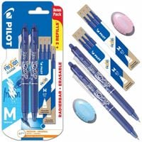 2 x Długopis ścieralny wymazywalny Frixion Clicker + 6 wkładów + Gumka