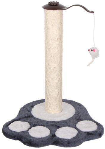 DRAPAK DLA KOTA KOTÓW SŁUPEK DO DRAPANIA ZABAWKA DRZEWKO PIŁKA SZARY ŁAPKA na Arena.pl