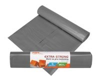 Worki na gruz budowlany EXTRA STRONG LDPE 80 L 5 sztuk szare mocne grube