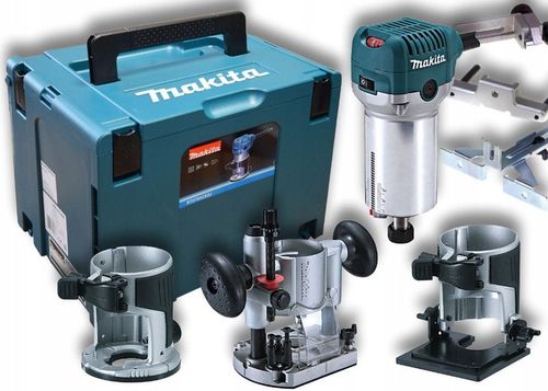 MAKITA FREZARKA WYCINARKA RT0702CX2J 710W + OSPRZĘT -- Makita PL -- na Arena.pl
