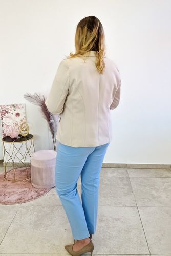 Beżowa Elegancka Marynarka Damska 46 na Arena.pl