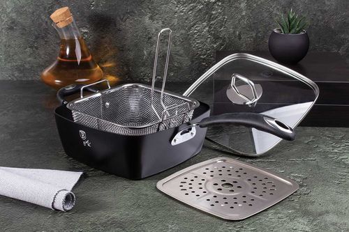 patelnia z koszem i płytą parową berlingerhaus bh-6554 na Arena.pl