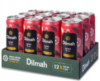 Czarna mrożona Herbata w Puszce DILMAH Lychee BLACK ICE TEA 330ml X 12szt
