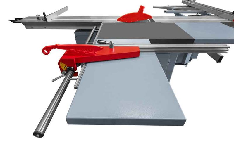 Piła formatowa formatówka krajzega 5,5kW 400V podcinak stół 3200mm ręc zdjęcie 2