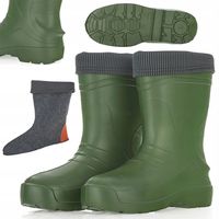 KALOSZE MĘSKIE GUMOWCE PIANKOWE EVA GEKO G90549 ROZMIAR 41 WYSOKOŚĆ 30 CM