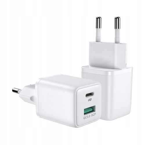 ŁADOWARKA SIECIOWA ZASILACZ 30W USB/USB-C SZYBKIE ŁADOWANIE na Arena.pl