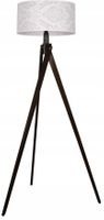 LAMPA PODŁOGOWA TRÓJNÓG, DREWNO, różne RODZAJE