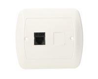 Akord Gniazdo Telefonioczne 1-krotneRJ12 AT1/11 biały SIMON