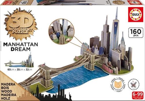 Educa Puzzle 3D Manhattan 160 el. na Arena.pl