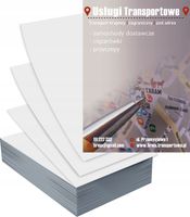 Ulotki A5 100szt reklamowe firmowe duży wybór wzorów USŁUGI TRANSPORTOWE