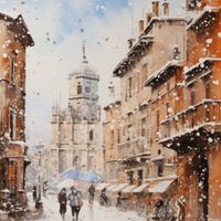 Plakat 40x40cm Urok Starych Miast