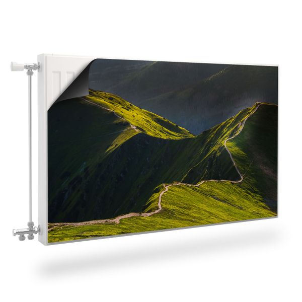 Mata MAGNETYCZNA Na Kaloryfer Ścieżka TATRY Góry Dolina Natura 100cm x 60cm zdjęcie 1