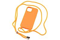 Etui ze sznurkiem RCK do Apple iPhone 15 Plus / 15+ pomarańczowy
