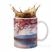 KUBEK CERAMICZNY 330ML DRUK - JAPONIA GÓRA PIĘKNE WIDOKI KRAJOBRAZ