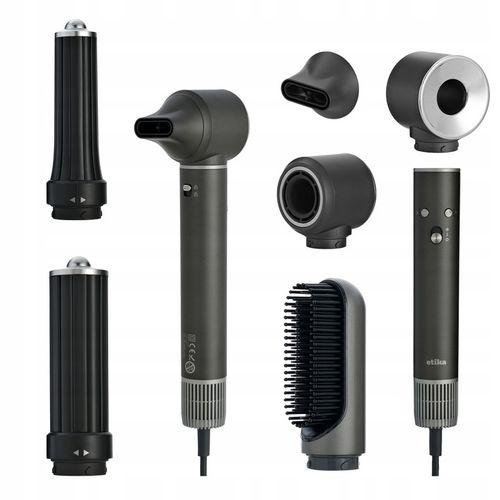 MOCNA SUSZARKA LOKÓWKA DO WŁOSÓW 5W1 3 PRĘDKOŚC Z JONIZACJA 1300W na Arena.pl