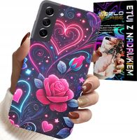 ETUI DO SAMSUNG GALAXY S22 PLUS - SERCE, RÓŻA, NASTOLETNIE CASE + SZKŁO