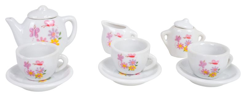 Ceramiczny Zestaw Do Herbaty Kwiatki zdjęcie 5