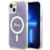 Guess GUHMP14MH4STU iPhone 14 Plus 6.7" purpurowy/purple hardcase 4G MagSaf