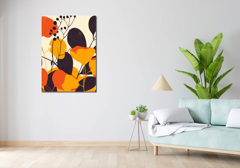Obraz 70x100cm Ogrodowa Paleta zdjęcie 2