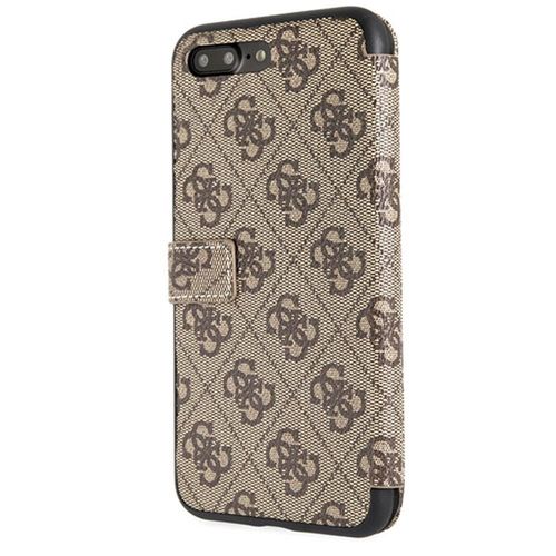 Guess iPhone 7 Plus/ iPhone 8 Plus GUFLBKI8L4GB brązowe book case 4G na Arena.pl