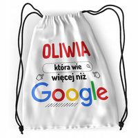 Plecak Dla Oliwii Sportowy Szkolny Worek Torba Z Nadrukiem Ze Zdjęciem
