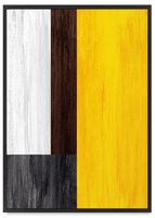 Plakat abstrakcja geometryczna 30x40 cm w czarnej ramie