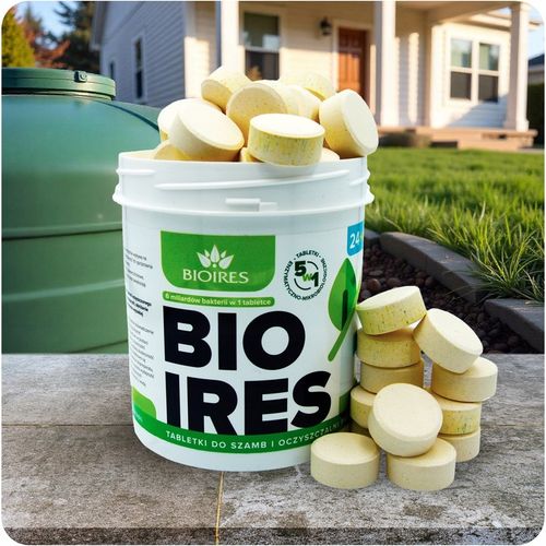 TABLETKI BAKTERIE DO SZAMBA OCZYSZCZALNI BIOIRES TABS PREPARAT NA ROK na Arena.pl