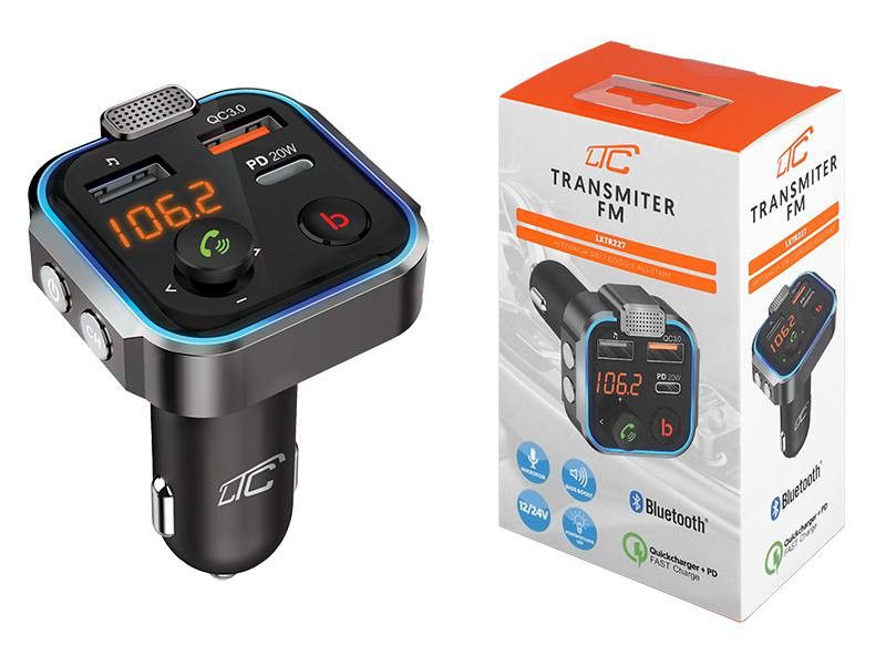 Transmiter FM Bluetooth LTC TR227 zdjęcie 2