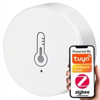 Inteligentny Czujnik Temperatury i Wilgotności Kalibracja Czas ZigBee TUYA