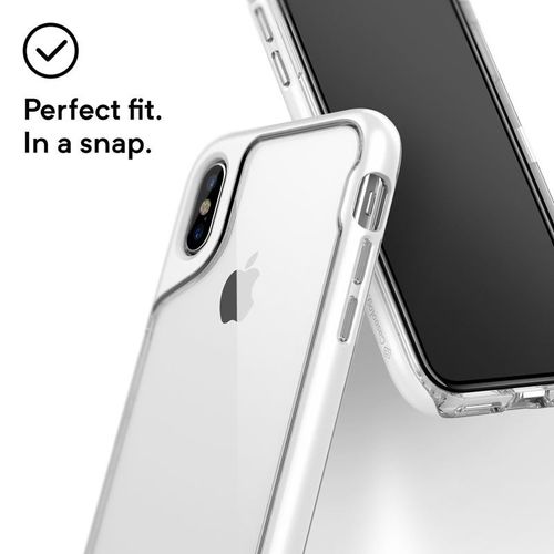 Caseology Skyfall Case - Etui iPhone Xs / X (Silver) na Arena.pl