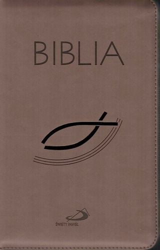 Biblia Edycja Świętego Pawła średnia miękka flexy z zamkiem i rybką na Arena.pl