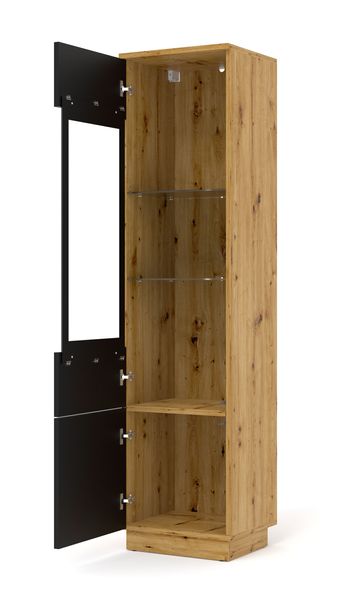 Witryna AURA 1DS stojąca wisząca artisan / czarny zdjęcie 3