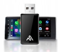 Adapter AUTOSKY WUA-8 Bezprzewodowy CarPlay Android Auto Czarny